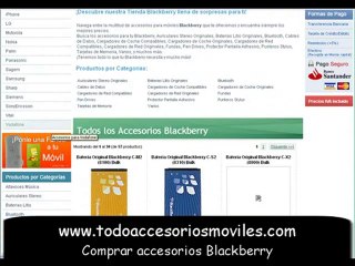 accesorios black berry