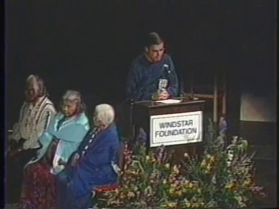 Phil Lane Jr Receives the John Denver Windstar Award