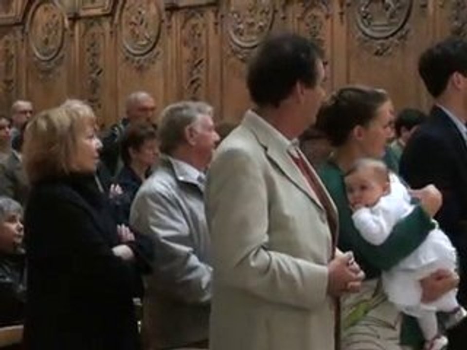 Baptême en Cathédrale d'Orléans.