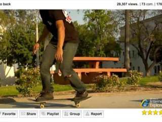 Habillage du lecteur vidéo par IE8
