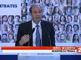 réforme des retraites : les propositions au 16 juin 2010