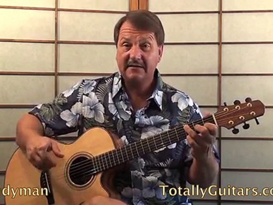 Gary Davis - Candyman Guitar lesson