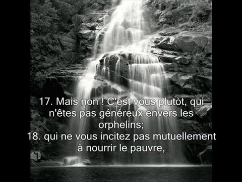 Sourate 89 L'aube (Al Fajr)