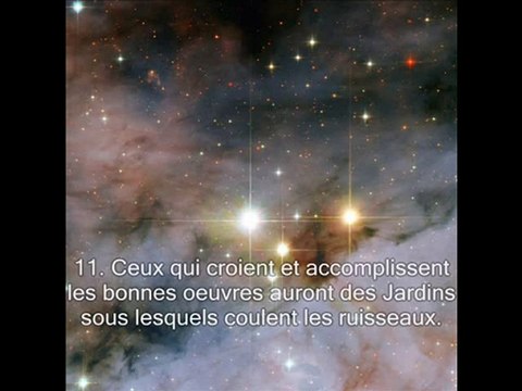 Sourate 85 Les constellations ( Al Buruj)