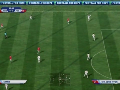 Portugal - Corée du Nord Coupe du Monde FIFA 2010 Partie 1