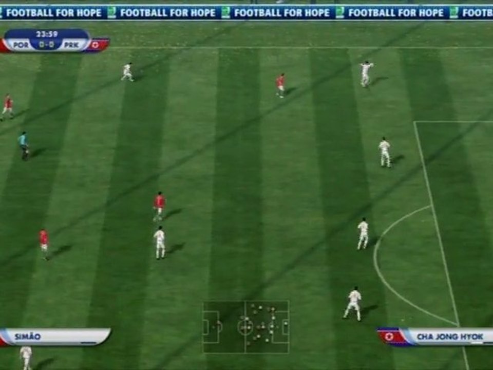 Portugal - Corée du Nord Coupe du Monde FIFA 2010 Partie 1