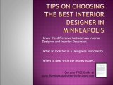 Looking for an Interior Designer in Minneapolis?