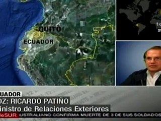 Ecuador pide a Santos trabajar por la unidad de América Lat