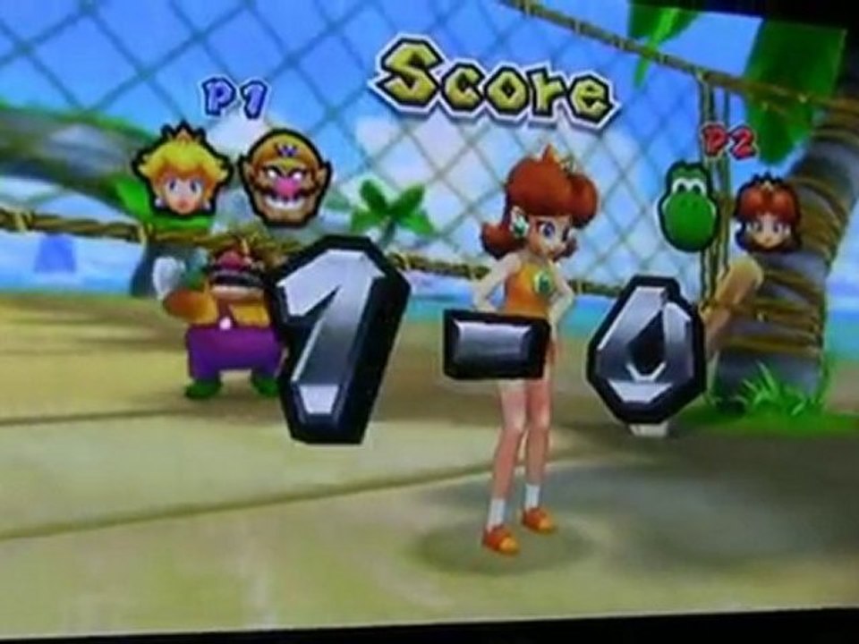 [Wii]Mario Sports Mix - Volleyball(cam)