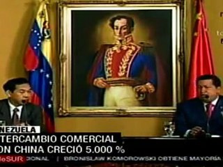 Intercambio comercial China-Venezuela creció un 5 mil por c