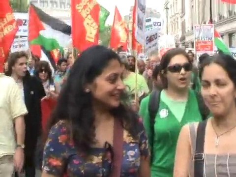 London Protest Against Israeli Assault on Mavi Marmara