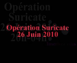 Opération Suricate du 26 Juin 2010 (Mr Weissmüller.F)
