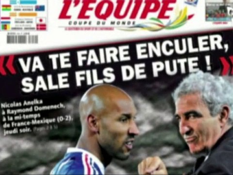 Clash: Anelka VS Domenech + Parodie: 50Min Inside