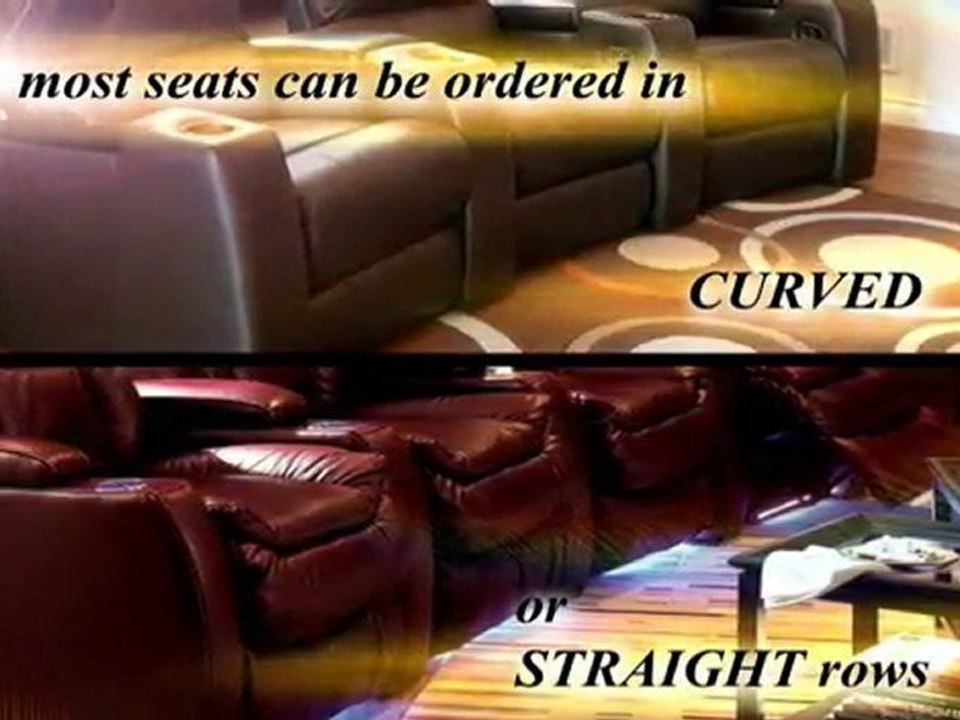 Home theater Seating completes the movie experience