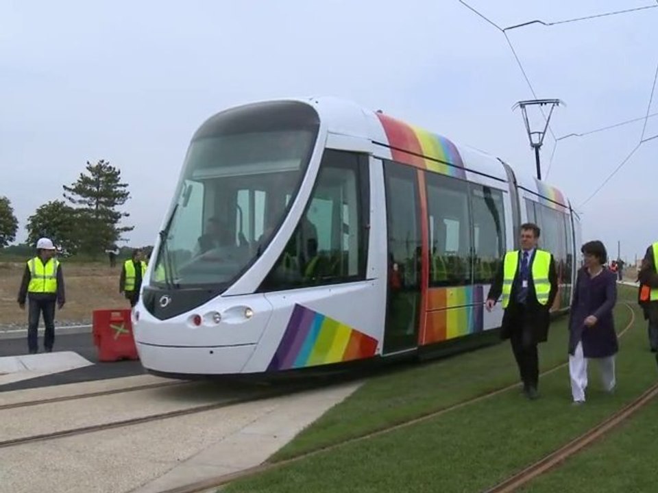 Le 7 mai, c'était la première sortie du tramway