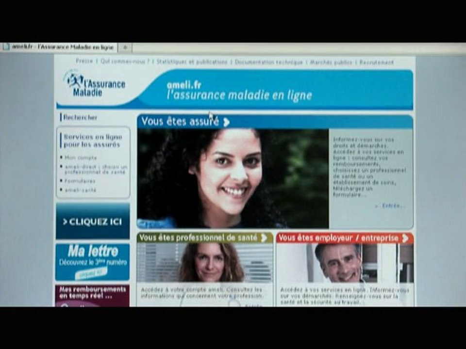 CPAM, mon compte ameli.fr