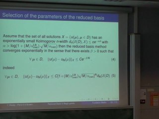 Reduced basis and magic point for high dimens. approx. probl