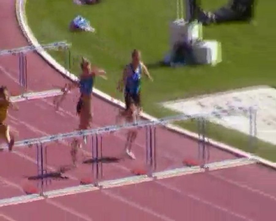 Pre France 100m Haies series Aurelie