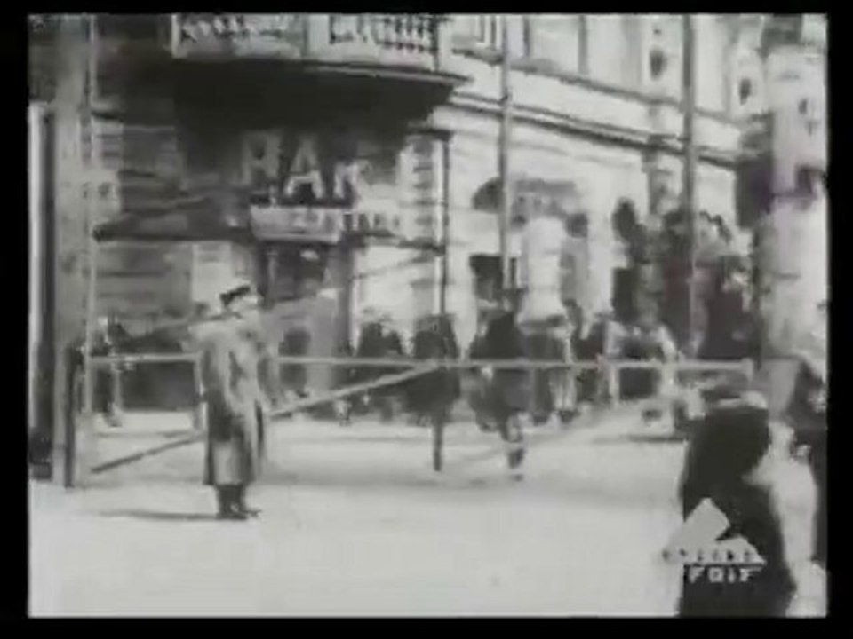 Warsaw ghetto archival footage - Warszawskie getto -