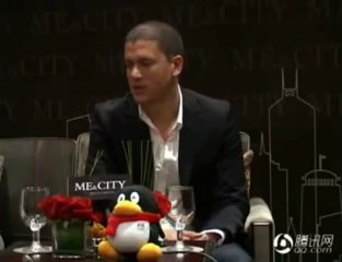 Wentworth Miller on Tencent QQ Interview #4