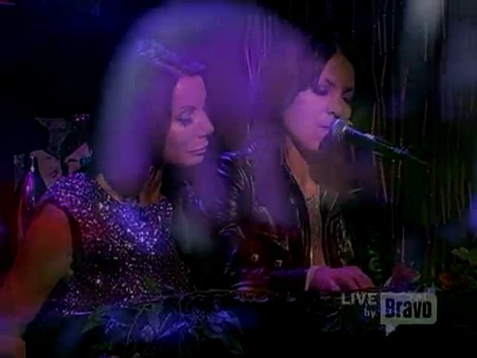 Danielle Staub And Lori Michaels Sing On WWHL