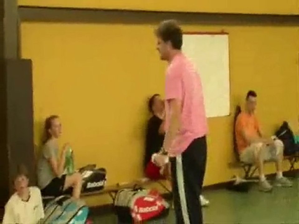 Entrainement Badminton à Vals-les-Bains