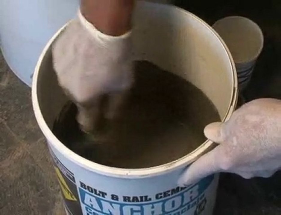 How to Pour Anchor Cement By Sakrete