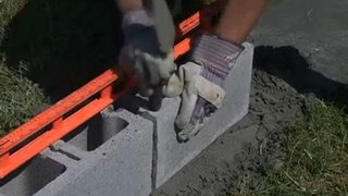 How to Build a Concrete Block Wall By Sakrete