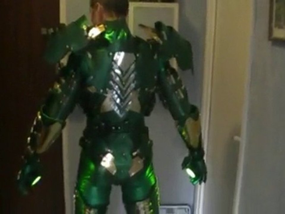 IN PROGRESS cosplay Iron Man / Green Lantern = IRON LANTERN
