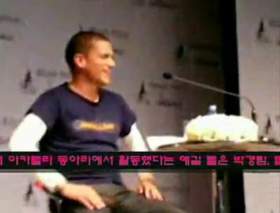 Wentworth Miller in Korea BPJ Press Conference (Q4)