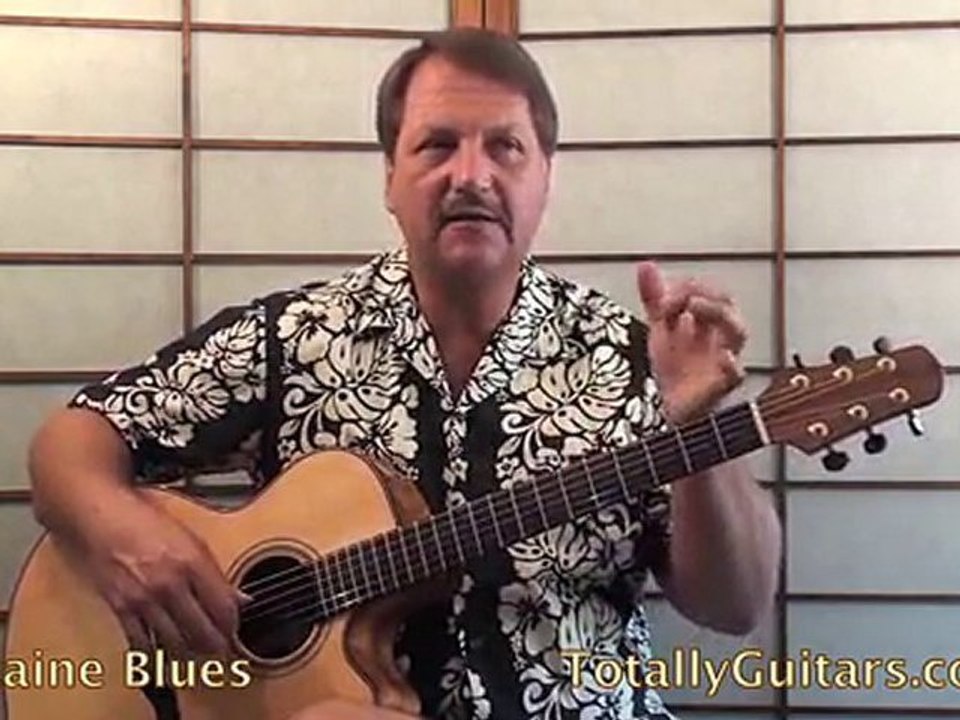 Gary Davis - Cocaine Blues Guitar lesson