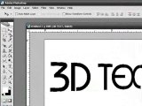 Video tutorial: Create 3D text in Photoshop