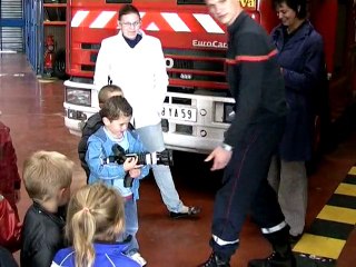 Les maternelles de Matisse chez les pompiers