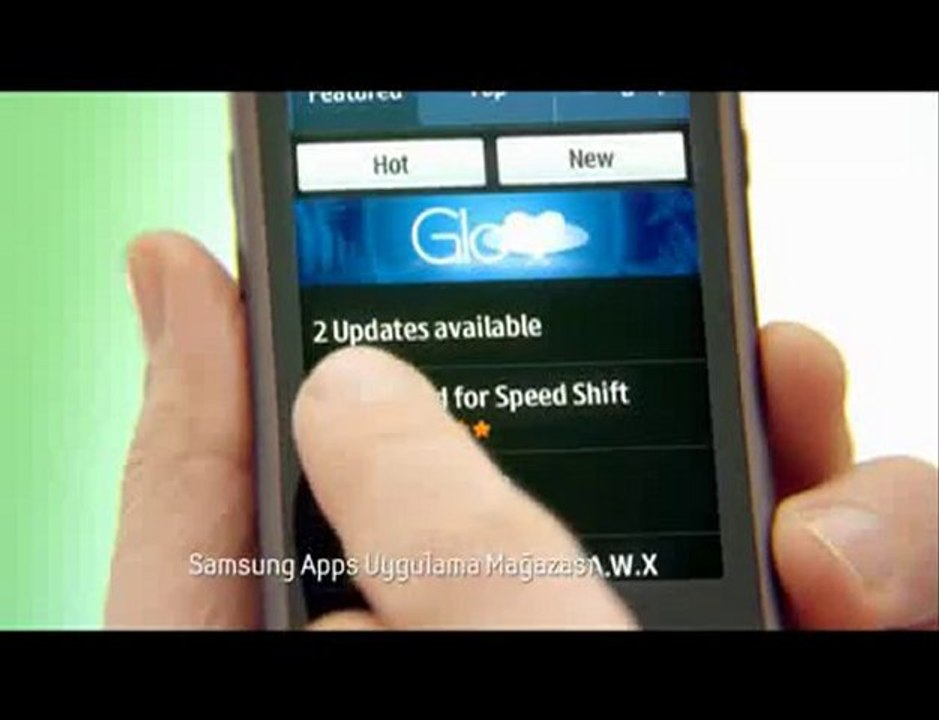 Samsung S8500 Wave reklam filmi