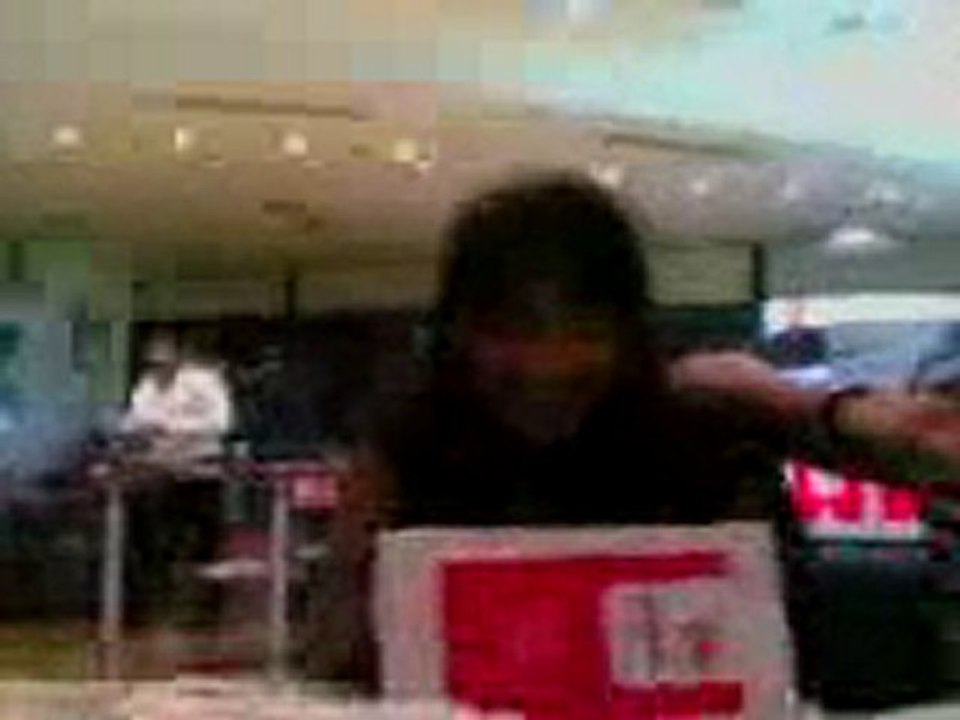 Crazy girls in the Mall