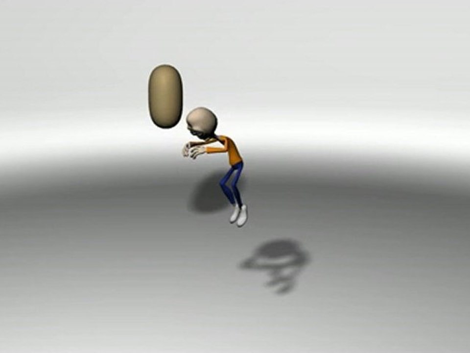 rebond balle et saut personnage