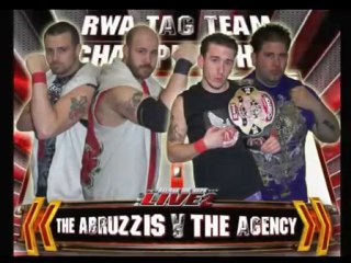 RWA Live II Main Event  Abruzzis -vs- The Agency pt 1