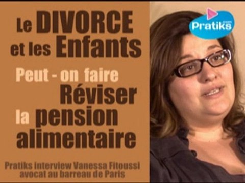 Le divorce et les enfants. Peut-on faire réviser la pension ?