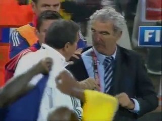 Domenech refuse de serrer la main de Parreira