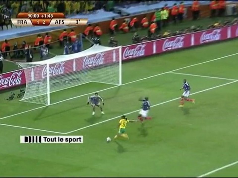 Afrique du sud - France 2-1 - Résumé