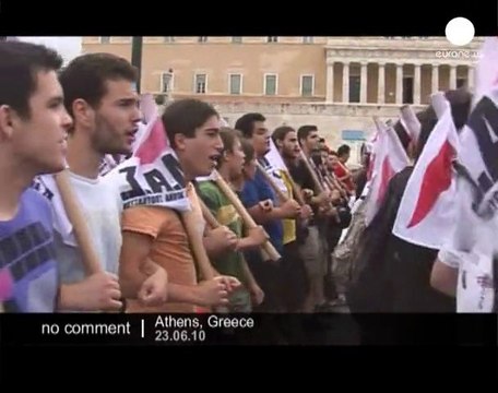 Strike and demo in Greece - no comment