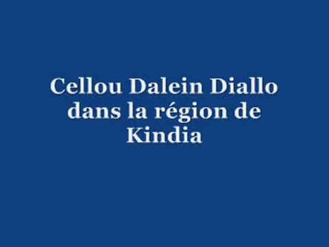 l'UFDG et son Président Cellou Dalein Diallo à KINDIA