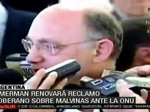 Timerman renovará reclamo soberano sobre Malvinas ante ONU