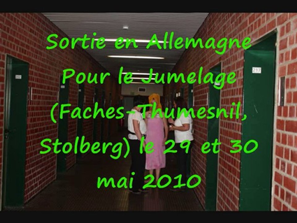 Jumelage Stolberg-Faches Thumesnil 30 Mai