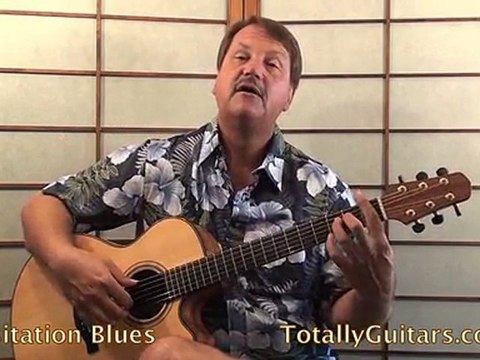 Reverend Gary Davis - Hesitation Blues Guitar lesson
