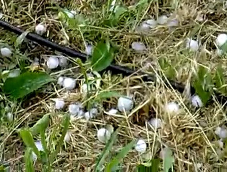 Eğirdir'de dolu