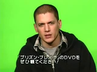 Wentworth Miller says "Konnichiwa"