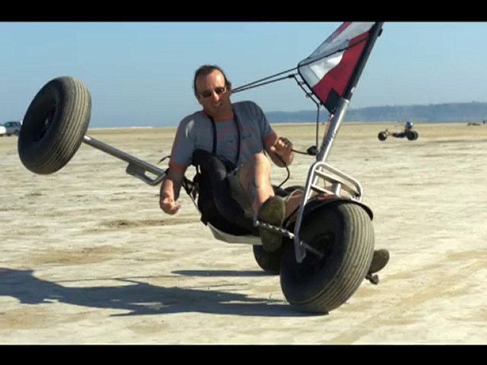 Kite buggy Port La Nouvelle mai 2010