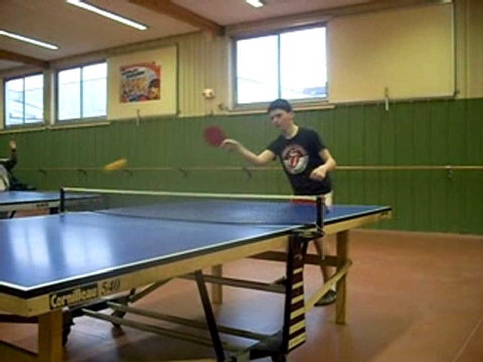 Entrainement section tennis de table