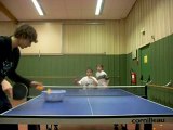 Entrainement section tennis de table